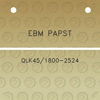 ebm-papst-qlk451800-2524