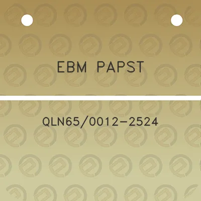 ebm-papst-qln650012-2524