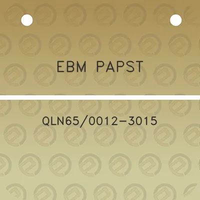 ebm-papst-qln650012-3015