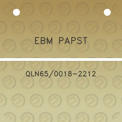 ebm-papst-qln650018-2212