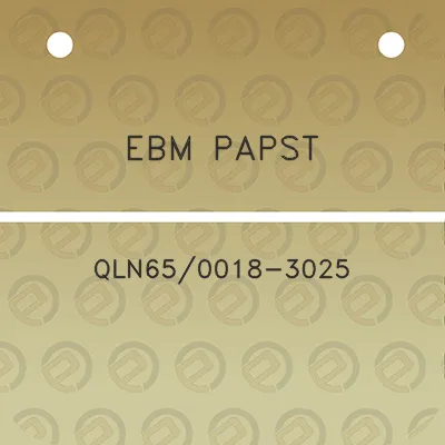 ebm-papst-qln650018-3025