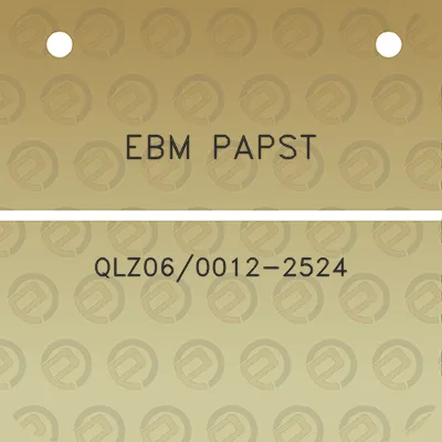 ebm-papst-qlz060012-2524