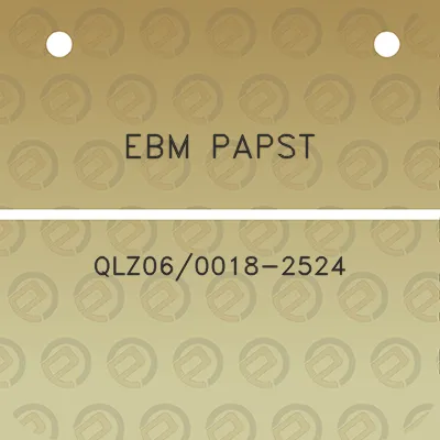 ebm-papst-qlz060018-2524