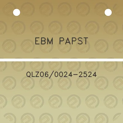 ebm-papst-qlz060024-2524