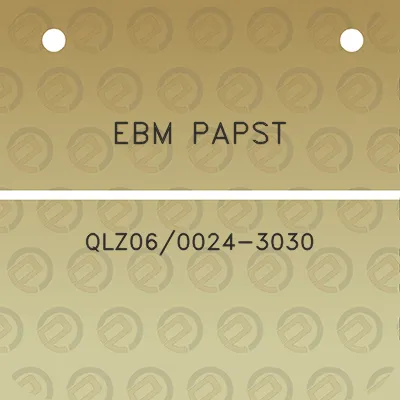 ebm-papst-qlz060024-3030