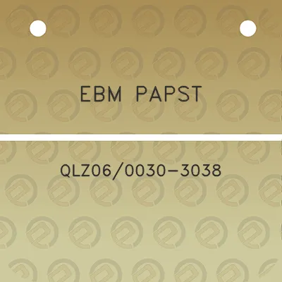 ebm-papst-qlz060030-3038