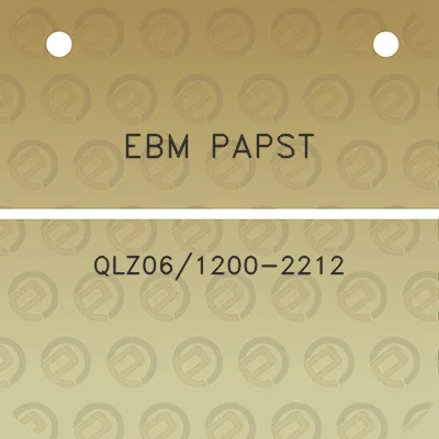 ebm-papst-qlz061200-2212