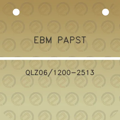 ebm-papst-qlz061200-2513