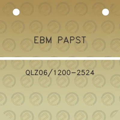 ebm-papst-qlz061200-2524