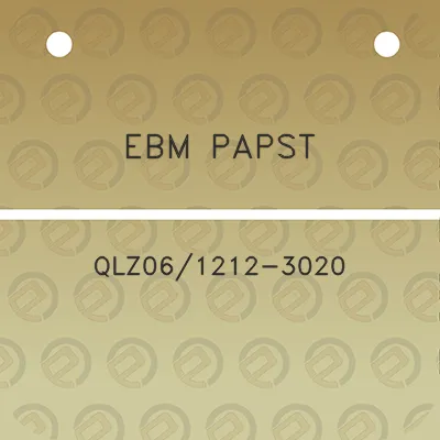 ebm-papst-qlz061212-3020