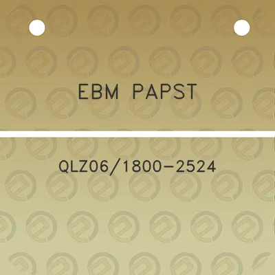 ebm-papst-qlz061800-2524