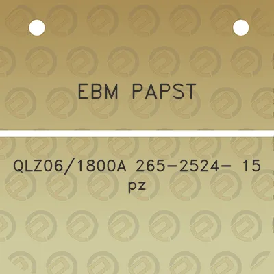 ebm-papst-qlz061800a-265-2524-15-pz