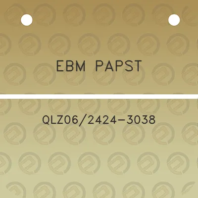 ebm-papst-qlz062424-3038