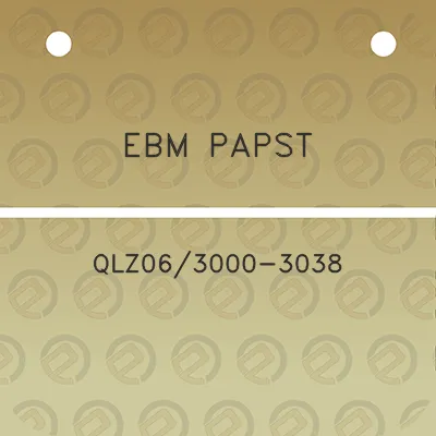 ebm-papst-qlz063000-3038