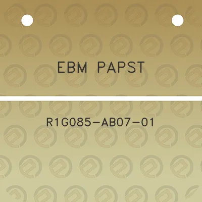 ebm-papst-r1g085-ab07-01