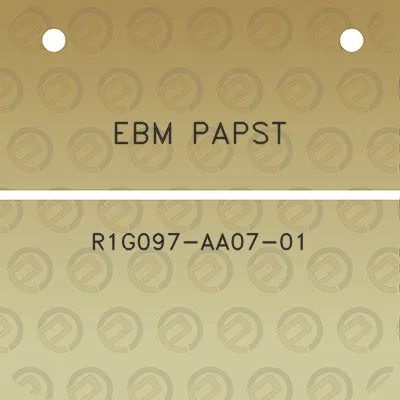 ebm-papst-r1g097-aa07-01