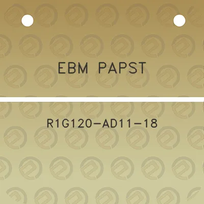 ebm-papst-r1g120-ad11-18