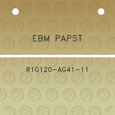 ebm-papst-r1g120-ag41-11