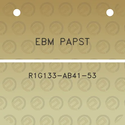 ebm-papst-r1g133-ab41-53