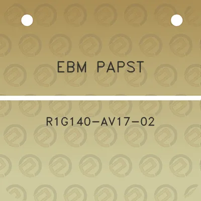 ebm-papst-r1g140-av17-02