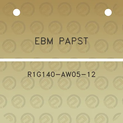 ebm-papst-r1g140-aw05-12