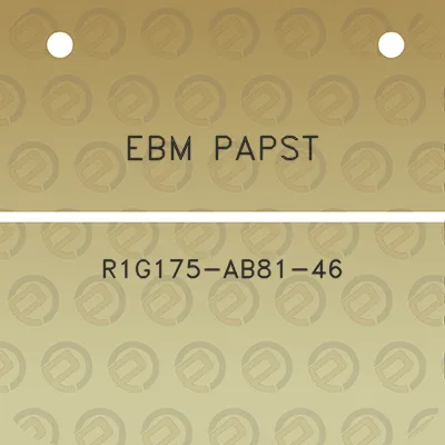 ebm-papst-r1g175-ab81-46