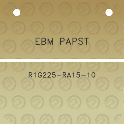 ebm-papst-r1g225-ra15-10