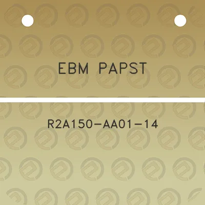 ebm-papst-r2a150-aa01-14