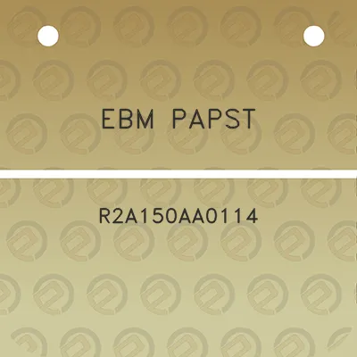 ebm-papst-r2a150aa0114