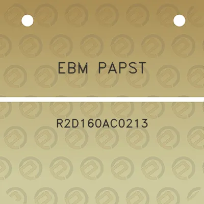 ebm-papst-r2d160ac0213