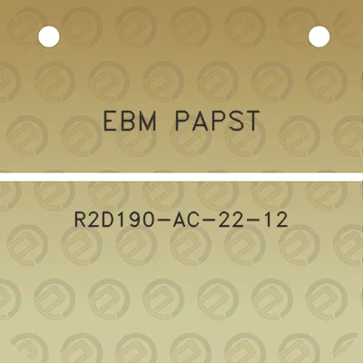 ebm-papst-r2d190-ac-22-12