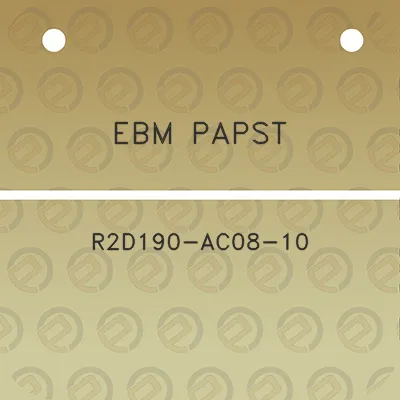 ebm-papst-r2d190-ac08-10