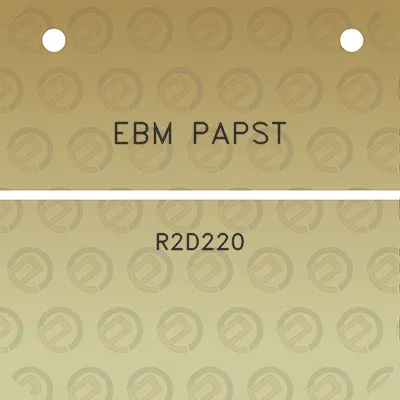 ebm-papst-r2d220