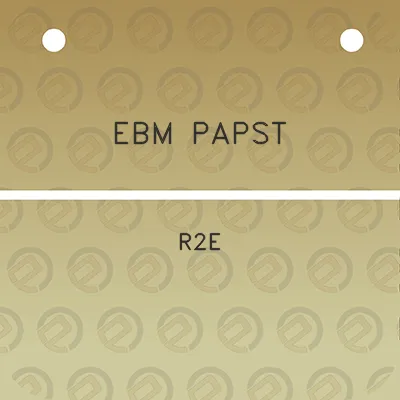 ebm-papst-r2e