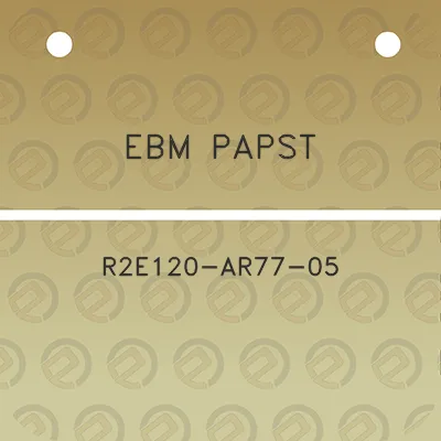 ebm-papst-r2e120-ar77-05