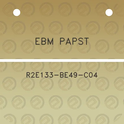 ebm-papst-r2e133-be49-c04