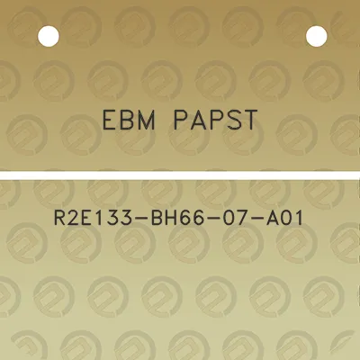 ebm-papst-r2e133-bh66-07-a01