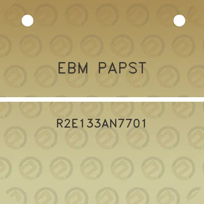 ebm-papst-r2e133an7701