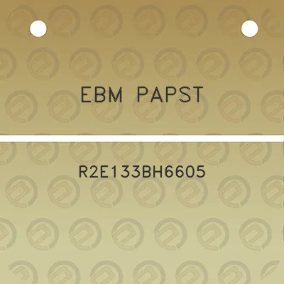 ebm-papst-r2e133bh6605