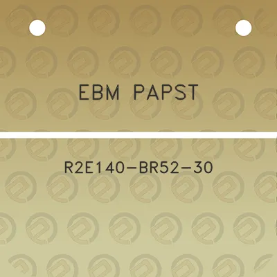 ebm-papst-r2e140-br52-30