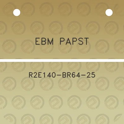 ebm-papst-r2e140-br64-25