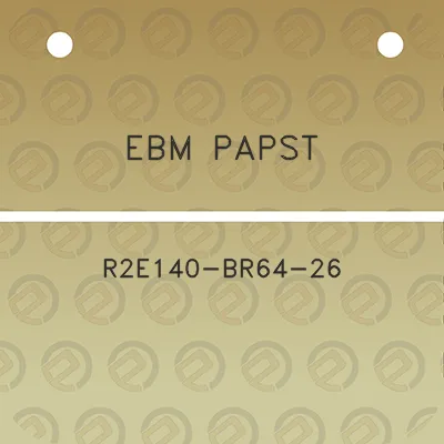 ebm-papst-r2e140-br64-26