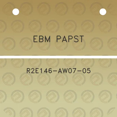 ebm-papst-r2e146-aw07-05