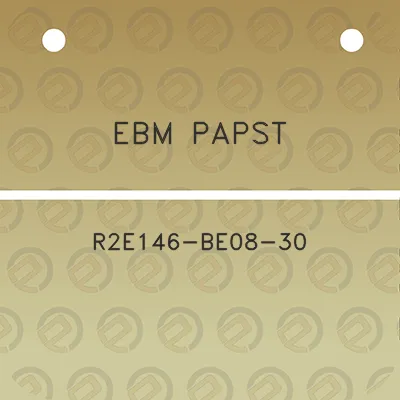 ebm-papst-r2e146-be08-30