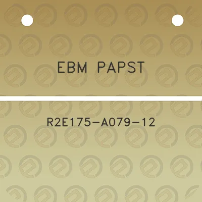 ebm-papst-r2e175-a079-12