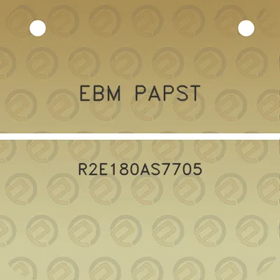 ebm-papst-r2e180as7705