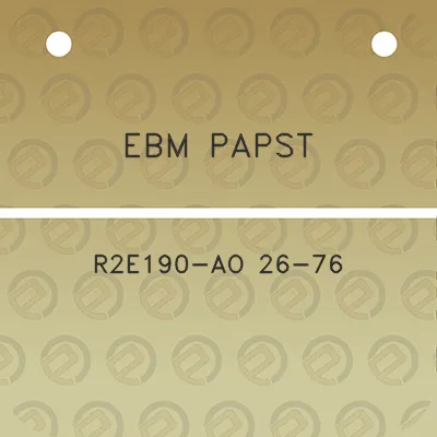 ebm-papst-r2e190-ao-26-76