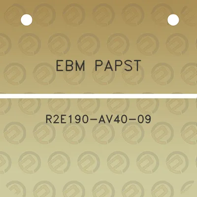 ebm-papst-r2e190-av40-09