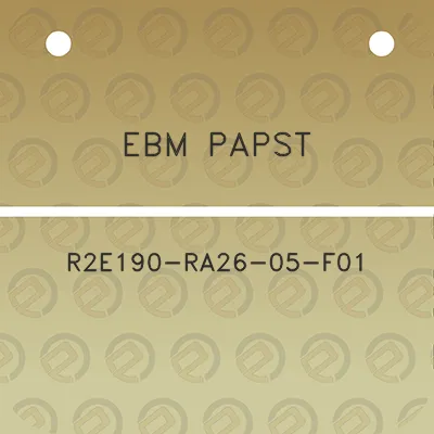 ebm-papst-r2e190-ra26-05-f01