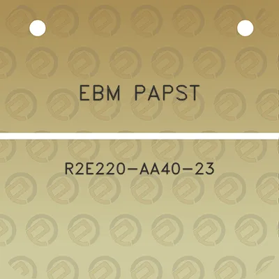 ebm-papst-r2e220-aa40-23